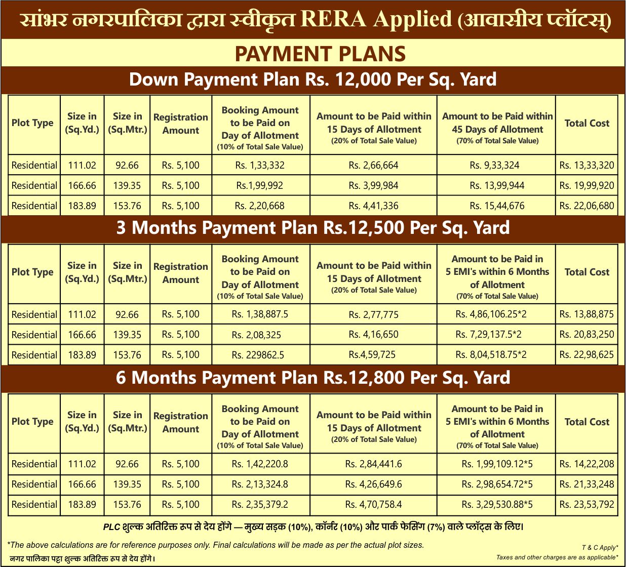 Ganesh Nagar Prime Payment Plan